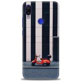 MRCİLETİSİM (mrc-22486) Tam Ekran Koruyucu Kılıf HD Baskılı Kılıf Kırmızı Motor Xiaomi Redmi Note 7 ile uyumlu