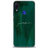 MRCİLETİSİM (mrc-22499) Tam Ekran Koruyucu Kılıf HD Baskılı Kılıf Grateful Xiaomi Redmi Note 7 ile uyumlu