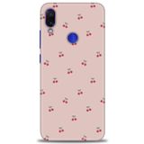 MRCİLETİSİM (mrc-22560) Tam Ekran Koruyucu Kılıf HD Baskılı Kılıf Kirazlar Xiaomi Redmi Note 7 ile uyumlu