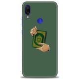 MRCİLETİSİM (mrc-22600) Tam Ekran Koruyucu Kılıf HD Baskılı Kılıf Warning Xiaomi Redmi Note 7 ile uyumlu