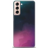 MRCİLETİSİM (mrc-24975) Tam Ekran Koruyucu Kılıf HD Baskılı Kılıf Gökyüzü Samsung Galaxy S21 FE ile uyumlu