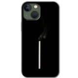 MRCİLETİSİM mrc103392 Sönmüş Kibrit Kılıf Baskılı Kapak Tam Ekran Koruyucu iPhone 13 ile uyumlu
