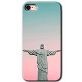 MRCİLETİSİM mrc106744 Rio Kılıf Baskılı Kapak Tam Ekran Koruyucu iPhone SE 2020 ile uyumlu