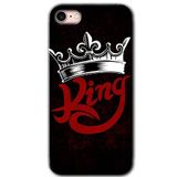 MRCİLETİSİM mrc106816 King Kılıf Baskılı Kapak Tam Ekran Koruyucu iPhone SE 2020 ile uyumlu