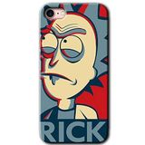 MRCİLETİSİM mrc106845 Rick News Kılıf Baskılı Kapak Tam Ekran Koruyucu iPhone SE 2020 ile uyumlu