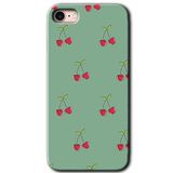 MRCİLETİSİM mrc106920 Kiraz Berry Kılıf Baskılı Kapak Tam Ekran Koruyucu iPhone SE 2020 ile uyumlu