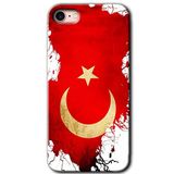 MRCİLETİSİM mrc107164 Türkiyem Kılıf Baskılı Kapak Tam Ekran Koruyucu iPhone SE 2020 ile uyumlu