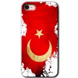 MRCİLETİSİM mrc107714 Türkiyem Kılıf Baskılı Kapak Tam Ekran Koruyucu iPhone SE 2022 ile uyumlu