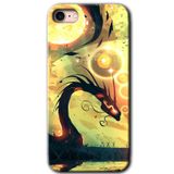 MRCİLETİSİM mrc107745 Digital Dragon Kılıf Baskılı Kapak Tam Ekran Koruyucu iPhone SE 2022 ile uyumlu