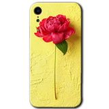 MRCİLETİSİM mrc108352 Kırmızı Gül Kılıf Baskılı Kapak Tam Ekran Koruyucu iPhone XR ile uyumlu