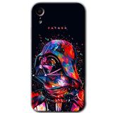 MRCİLETİSİM mrc108402 Father Vader Kılıf Baskılı Kapak Tam Ekran Koruyucu iPhone XR ile uyumlu