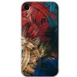 MRCİLETİSİM mrc108416 Karma Boyalar Kılıf Baskılı Kapak Tam Ekran Koruyucu iPhone XR ile uyumlu