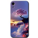MRCİLETİSİM mrc108444 Wash Red Wall Kılıf Baskılı Kapak Tam Ekran Koruyucu iPhone XR ile uyumlu