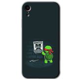 MRCİLETİSİM mrc108453 Kaplumbağa Avcısı Kılıf Baskılı Kapak Tam Ekran Koruyucu iPhone XR ile uyumlu