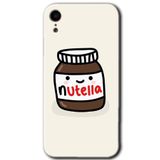 MRCİLETİSİM mrc108486 Nutella Aşkım Kılıf Baskılı Kapak Tam Ekran Koruyucu iPhone XR ile uyumlu