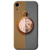 MRCİLETİSİM mrc108550 Clocks Artwork Kılıf Baskılı Kapak Tam Ekran Koruyucu iPhone XR ile uyumlu
