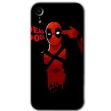 MRCİLETİSİM mrc108613 DeadPool 4 Kılıf Baskılı Kapak Tam Ekran Koruyucu iPhone XR ile uyumlu