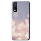 MRCİLETİSİM (mrc110211) Blur Lights Kılıf HD Desen Baskılı Arka Kapak Vivo Y20 ile uyumlu