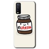 MRCİLETİSİM (mrc110301) Nutella Aşkım Kılıf HD Desen Baskılı Arka Kapak Vivo Y20 ile uyumlu
