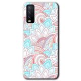 MRCİLETİSİM (mrc110318) Çin Mandala 1 Kılıf HD Desen Baskılı Arka Kapak Vivo Y20 ile uyumlu