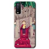 MRCİLETİSİM (mrc110335) Morty Kılıf HD Desen Baskılı Arka Kapak Vivo Y20 ile uyumlu