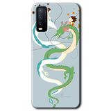 MRCİLETİSİM (mrc110455) Snake Friendship Kılıf HD Desen Baskılı Arka Kapak Vivo Y20 ile uyumlu