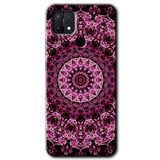 MRCİLETİSİM mrc110629 Mandala Patterns Kaleidoscope Kılıf Baskılı Kapak Tam Ekran Koruyucu Oppo A15 ile uyumlu