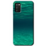 MRCİLETİSİM mrc1108 Derin Deniz Kılıf Baskılı Kapak 5D Tam Kaplayan Cam Samsung Galaxy A02s ile uyumlu