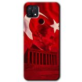 MRCİLETİSİM mrc111513 Anıtkabir Atatürk Kılıf Baskılı Kapak Tam Ekran Koruyucu Oppo A15s ile uyumlu