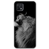 MRCİLETİSİM mrc111590 Lion Kılıf Baskılı Kapak Tam Ekran Koruyucu Oppo A15s ile uyumlu