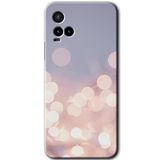 MRCİLETİSİM (mrc111861) Blur Lights Kılıf HD Desen Baskılı Arka Kapak Vivo Y21s ile uyumlu