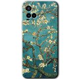 MRCİLETİSİM (mrc111979) Almond Blossom Kılıf HD Desen Baskılı Arka Kapak Vivo Y21s ile uyumlu