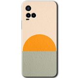 MRCİLETİSİM (mrc112051) Color Wall Kılıf HD Desen Baskılı Arka Kapak Vivo Y21s ile uyumlu