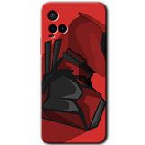 MRCİLETİSİM (mrc112079) DeadPool Kılıf HD Desen Baskılı Arka Kapak Vivo Y21s ile uyumlu