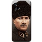 MRCİLETİSİM (mrc112242) Başkomutan Atatürk Kılıf HD Desen Baskılı Arka Kapak Vivo Y21s ile uyumlu