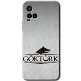 MRCİLETİSİM (mrc112255) Göktürk Kılıf HD Desen Baskılı Arka Kapak Vivo Y21s ile uyumlu