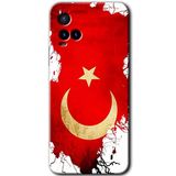 MRCİLETİSİM (mrc112279) Türkiyem Kılıf HD Desen Baskılı Arka Kapak Vivo Y21s ile uyumlu