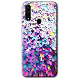 MRCİLETİSİM mrc112282 Mosaic Fragments Colorfull Kılıf Baskılı Kapak Tam Ekran Koruyucu Oppo A31 ile uyumlu