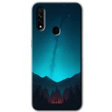MRCİLETİSİM mrc112284 Night Fores Mount Kılıf Baskılı Kapak Tam Ekran Koruyucu Oppo A31 ile uyumlu