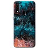MRCİLETİSİM mrc112301 Liquid Colorfull Kılıf Baskılı Kapak Tam Ekran Koruyucu Oppo A31 ile uyumlu
