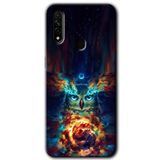 MRCİLETİSİM mrc112626 Ballı Baykuş Kılıf Baskılı Kapak Tam Ekran Koruyucu Oppo A31 ile uyumlu