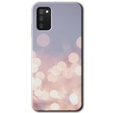 MRCİLETİSİM mrc1146 Blur Lights Kılıf Baskılı Kapak 5D Tam Kaplayan Cam Samsung Galaxy A02s ile uyumlu