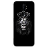 MRCİLETİSİM mrc115535 King Lion Kılıf Baskılı Kapak Tam Ekran Koruyucu Oppo A9 2020 ile uyumlu