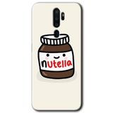 MRCİLETİSİM mrc115636 Nutella Aşkım Kılıf Baskılı Kapak Tam Ekran Koruyucu Oppo A9 2020 ile uyumlu