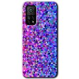MRCİLETİSİM (mrc116529) Pixel Mozaik Kılıf HD Desen Baskılı Arka Kapak+Temperli Cam Xiaomi Mi 10T ile uyumlu