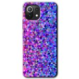 MRCİLETİSİM (mrc117629) Pixel Mozaik Kılıf HD Desen Baskılı Arka Kapak+Temperli Cam Xiaomi Mi 11 ile uyumlu