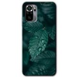 MRCİLETİSİM (mrc11854) Yağmurlu Yaprak Kılıf Baskılı Kapak Tam Kaplayan Mat Seramik Xiaomi Redmi Note 10 ile uyumlu