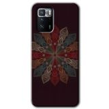 MRCİLETİSİM mrc119430 Mandala Flower Wal Kılıf Baskılı Kapak Tam Ekran Koruyucu Poco x3 GT ile uyumlu