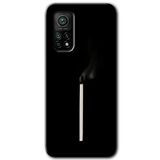 MRCİLETİSİM (mrc119591) Sönmüş Kibrit Kılıf HD Desen Baskılı Arka Kapak Xiaomi Mi 10T ile uyumlu