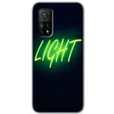 MRCİLETİSİM (mrc119674) Neon İnscription Kılıf HD Desen Baskılı Arka Kapak Xiaomi Mi 10T Pro ile uyumlu